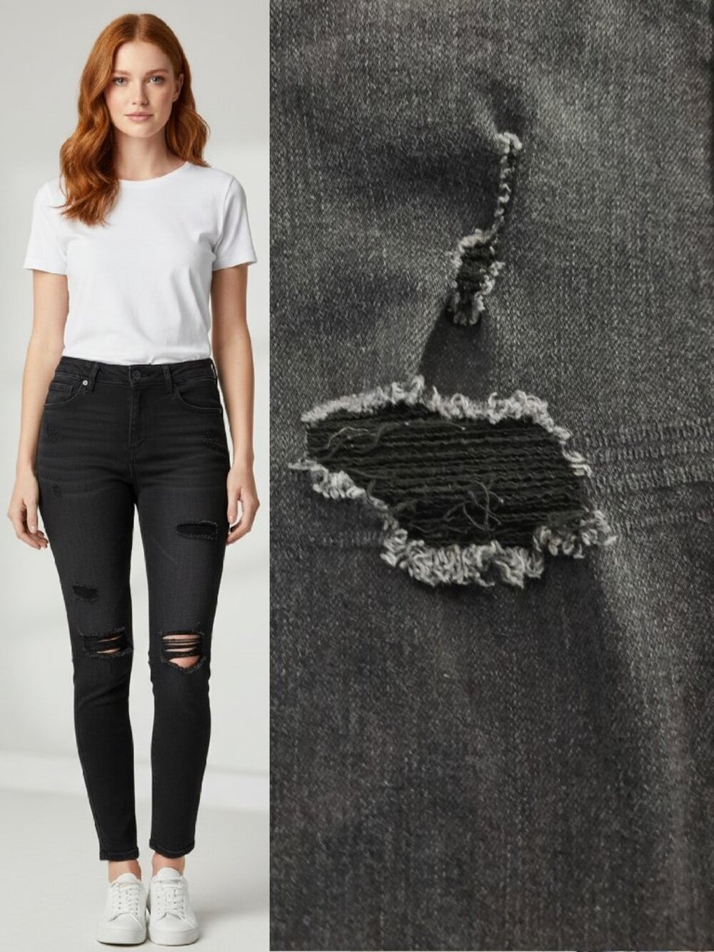 "Pop Icon" distressed skinny jeans - Old Navy brand